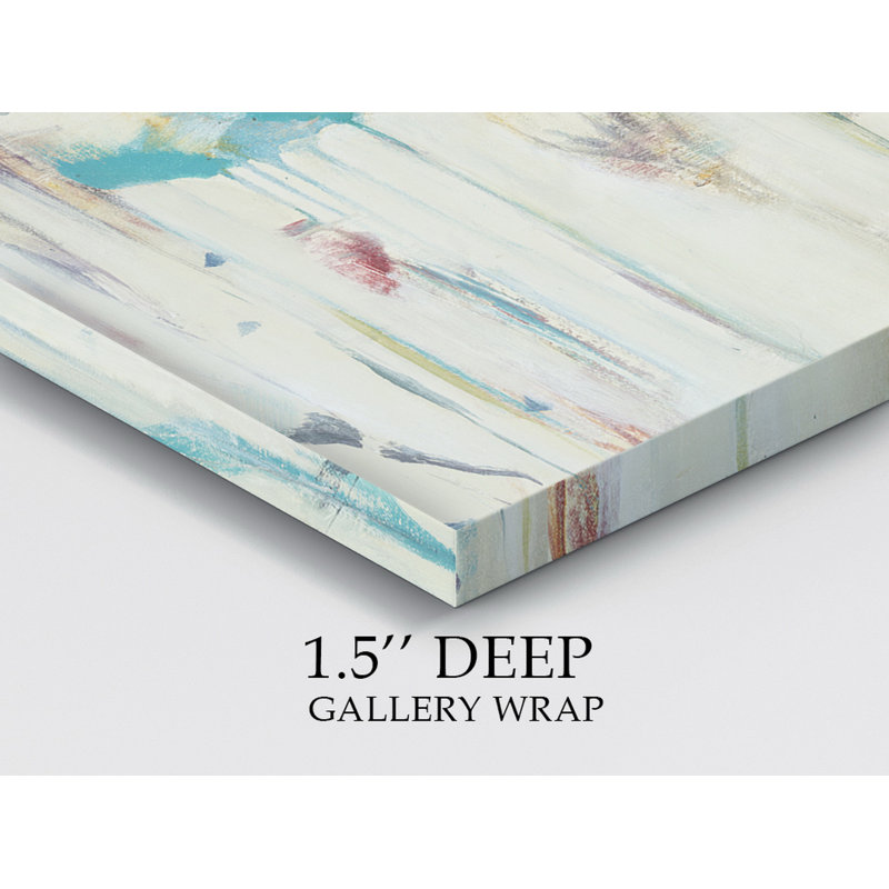 Floral Splash - impression sur toile tendue, H 24 po x l 12 po x P 1 po
