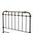 Stacie Metal Spindle Bed with Antique Gold Accents-512787268