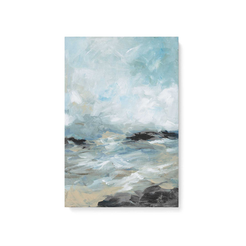 «Windswept Waters I», toile tendue, H 12 po x l 8 po