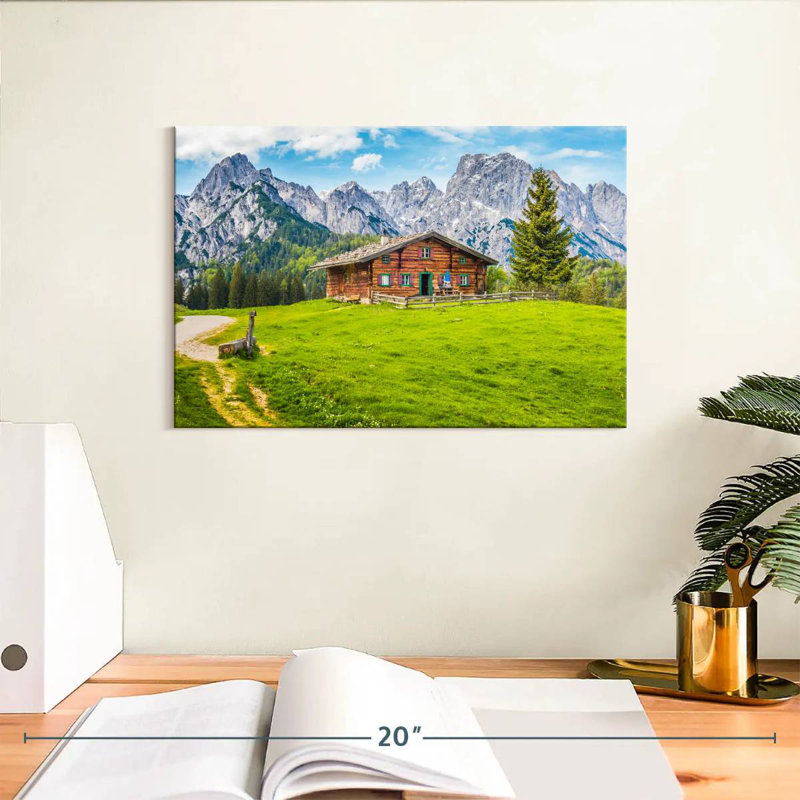 Alvord Chalet In The Alps, 8" H x 12" W