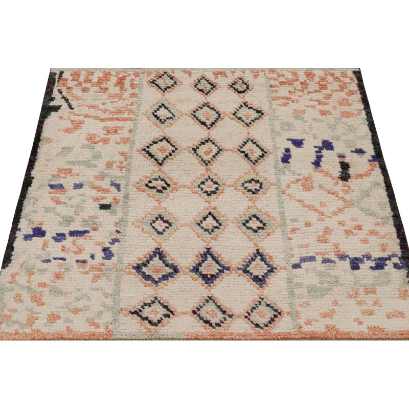 One-of-a-Kind 3'1"X3'4" Hand Knotted Area Rug