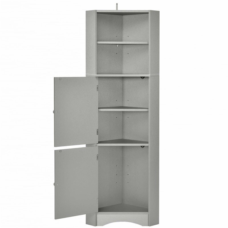Grande armoire de coin pour salle de bain