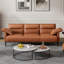 Imelda 83" Faux Leather Square Arm Sofa-339598369
