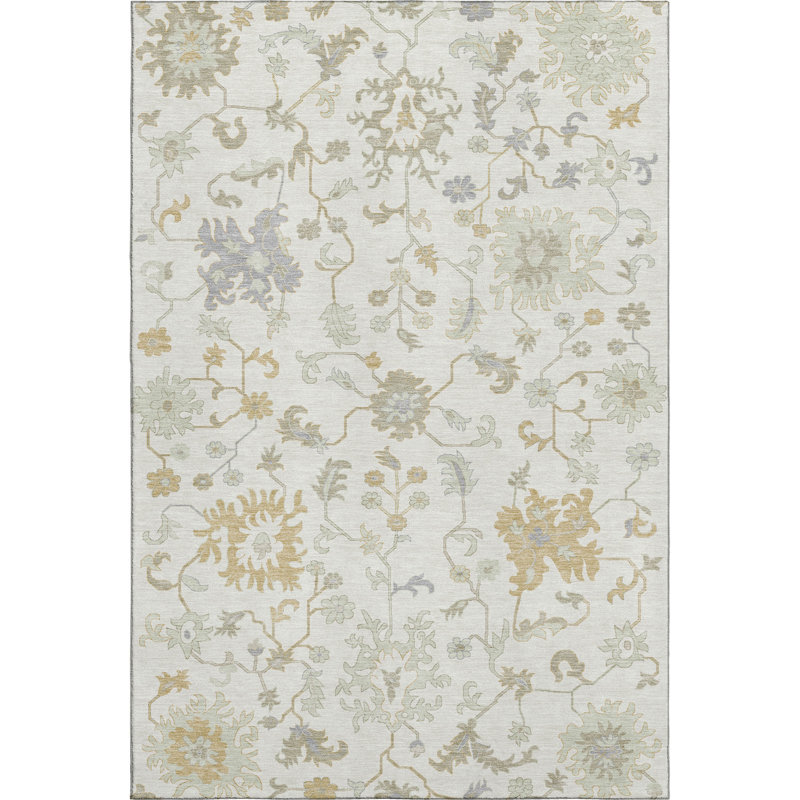 Premium Machine Washable Grilli AMF1854 Global Rug, Rectangle 8' x 10'