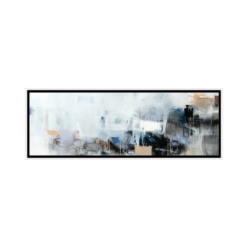 «Shine Down On Me», reproduction d'art sur toile encadrée, H 12 po x l 36 po, Blanc