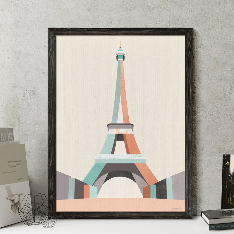 « graphicing architecture ii » par paul cezanne-image-cadre de dessin, H 44 po x l 32 po x P 1,25 po