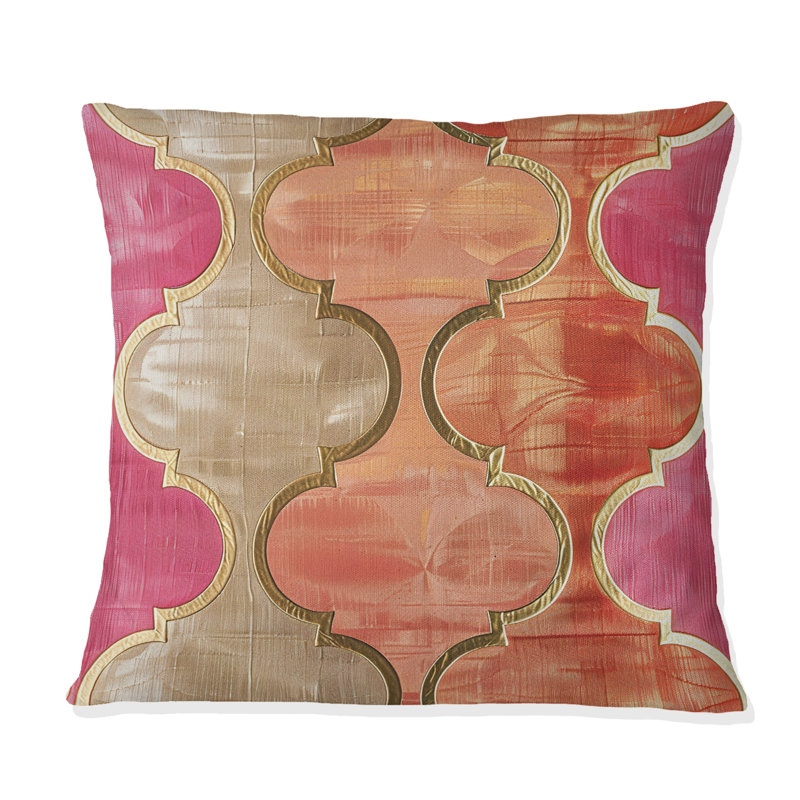 Coussin Quatrefoil Glam II - Glam, H 16 po x l 16 po