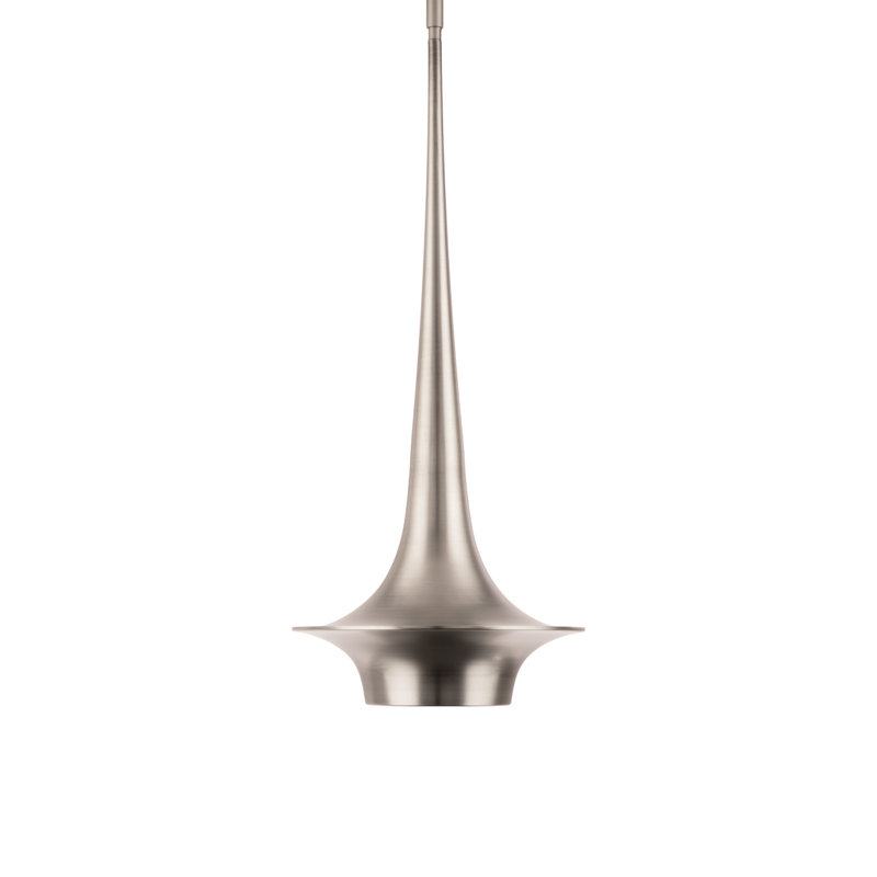 Hugo 1 - Light LED Pendant, Brushed Nickel