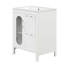 24 meubles-lavabos simples avec lavabo en blanc