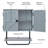 Barndoor Bathroom Cabinet Wall Mounted with Towel Bar, Bathroom Wall Storage Organizer, 17" x 21" Space-Saving Design-938913903