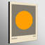 Bauhaus Orange Circle 1919 - Wrapped Canvas Print-784231739
