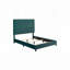Lit plateforme tapissier touffeté-118093353