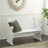 Payton Black Wood Storage Bench with Scrolled Armrests 50" x 24" x 36"-1716824606