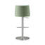 Upholstered Adjustable Height Counter Stool with Metal Frame-1366754787