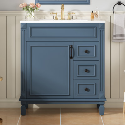 Meuble-lavabo 30 po avec lavabo en céramique
