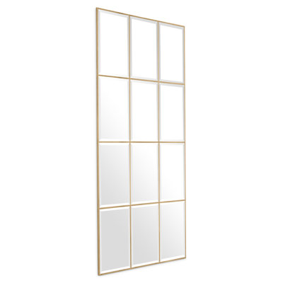 Kravis Stainless Steel Frame Rectangle Mirror