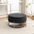 Charyn Upholstered Round Storage Ottoman-1465735370
