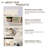 Wall Mounted Full Length Mirror, Full Body Mirror with Shelf, Full Body Mirror with Hook Wall Mounted Mirror with Multifunctional Design Panel, Bedroom/Living Room/Entrance White(47.6*15.7in)-2134894187