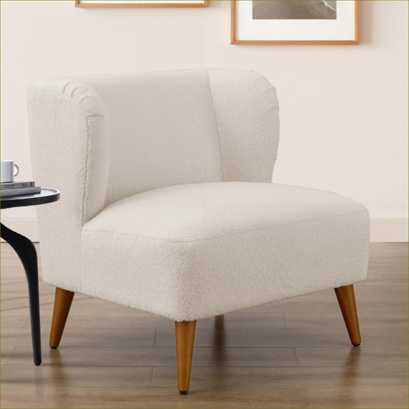 Fauteuil d'appoint rembourré Veda Boucle