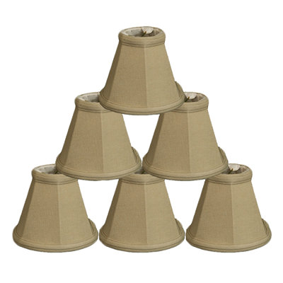 4.25'' H Linen Bell Candelabra Shade