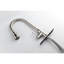 Robinet de cuisine rétractable à grande arche - Robinet d'évier en acier inoxydable à poignée simple | Idée de cadeau-122634031