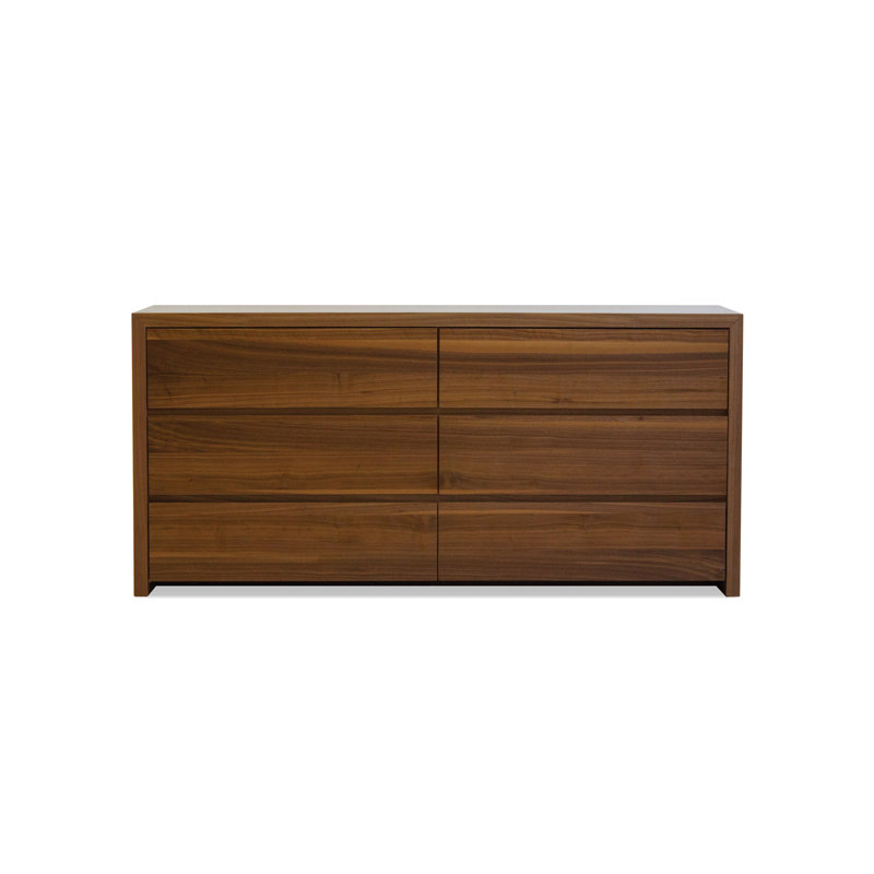 Blanche 67'' W 6 - Drawer Dresser, Walnut