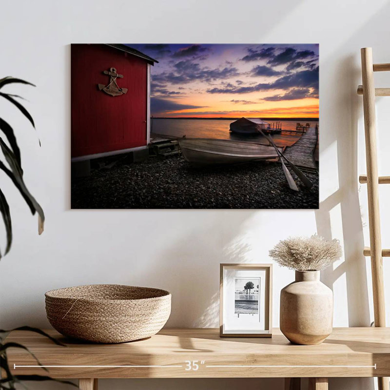 Lake Cayuga Sunrise, 16" H x 24" W
