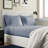 Chevron Printed Microfiber Sheet Set-24113506-24113502
