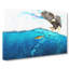 Eagle Hunting For Fish Painting - Wrapped Canvas-56655673