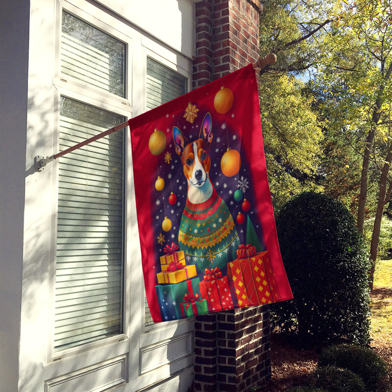 Drapeau de maison en polyester 2 côtés 40 x 28 po