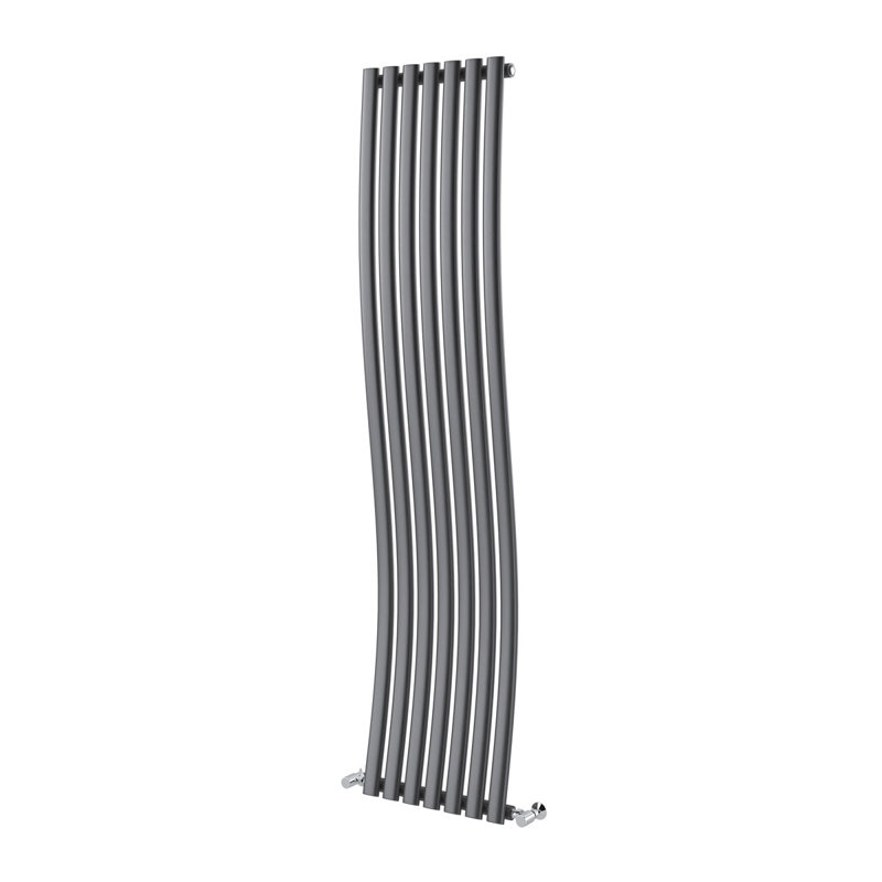 Vertical Designer Radiator, Grey