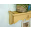 Oroville Spruce Solid Wood Bracket Shelf