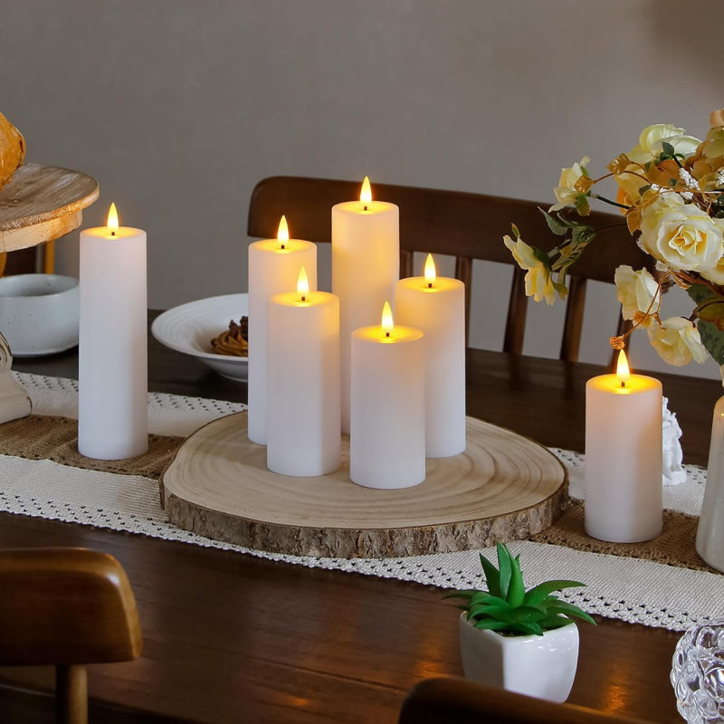 Flameless Tealight Candle, White