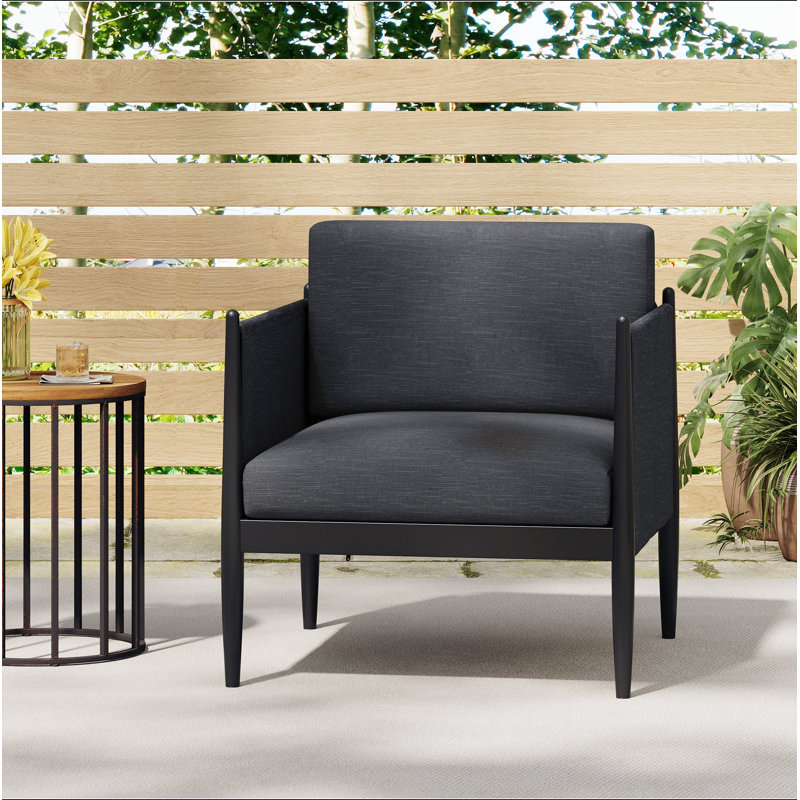 CHAISE DE CLUB DAWson, Gris foncé