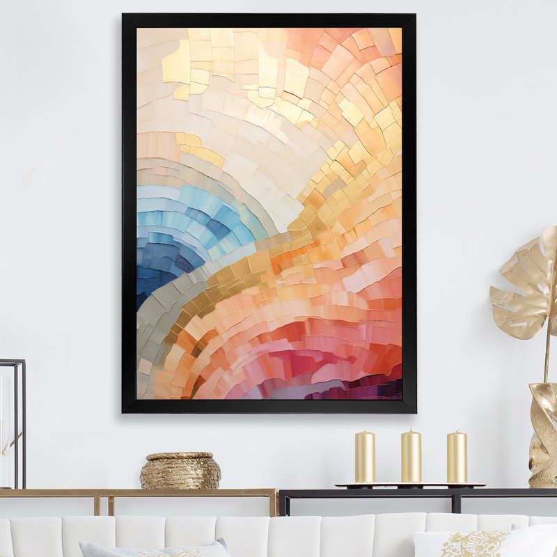 Minimalisme en harmonie II sur toile, Cadre photo noir, H 32 po x l 24 po x P 1 po