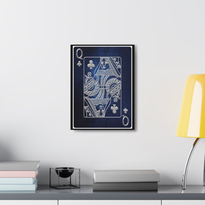 Art mural sur toile carte de jeu Queen