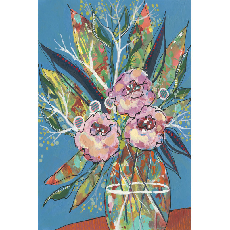 Tumultuous Bouquet I by Regina Moore - Wrapped Canvas Painting, 122cm H x 81cm W