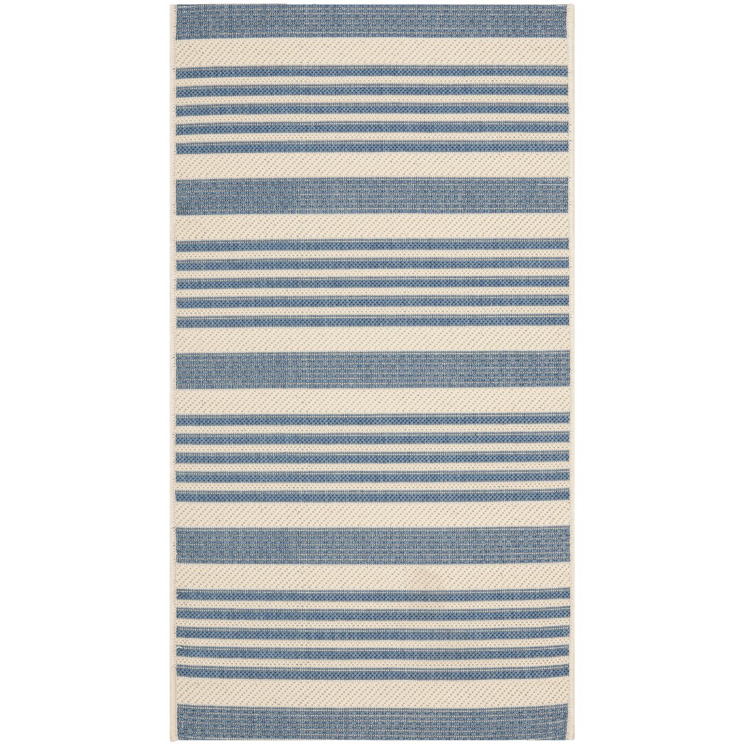 Teppich Johana in Beige/Blau