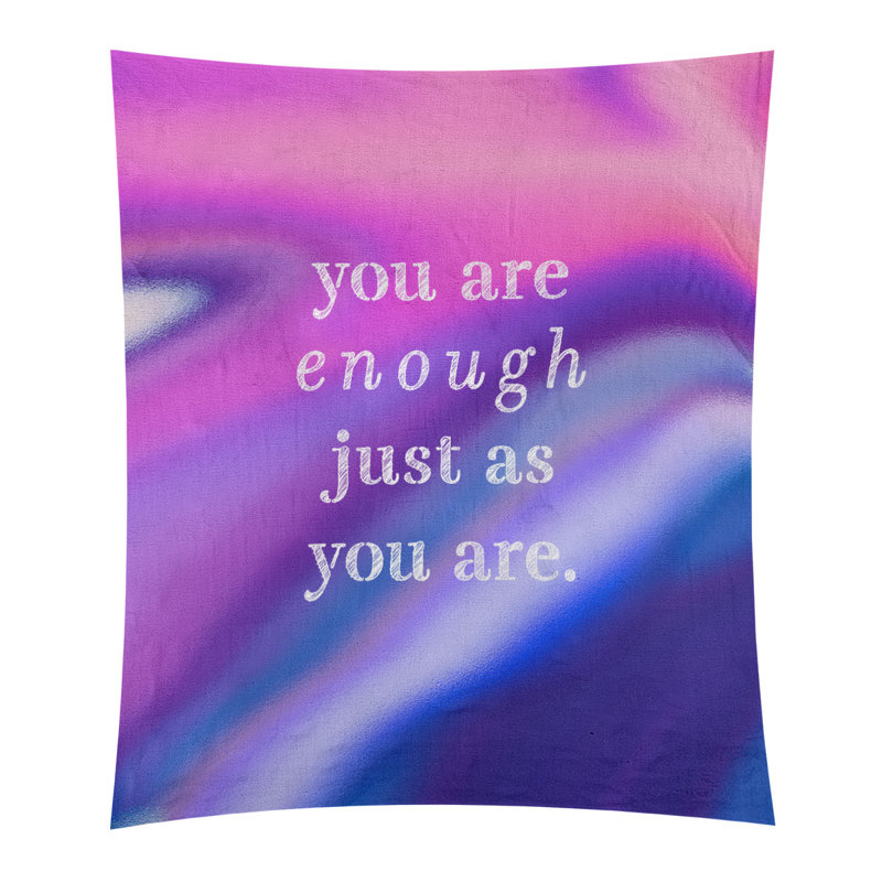 En polyester, vous êtes assez tapisserie quot, H 104 po x l 88 po, Rose et bleu marine