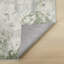 Abstract Green Blue Washable/Stain Guarded Area Rug-1756306465