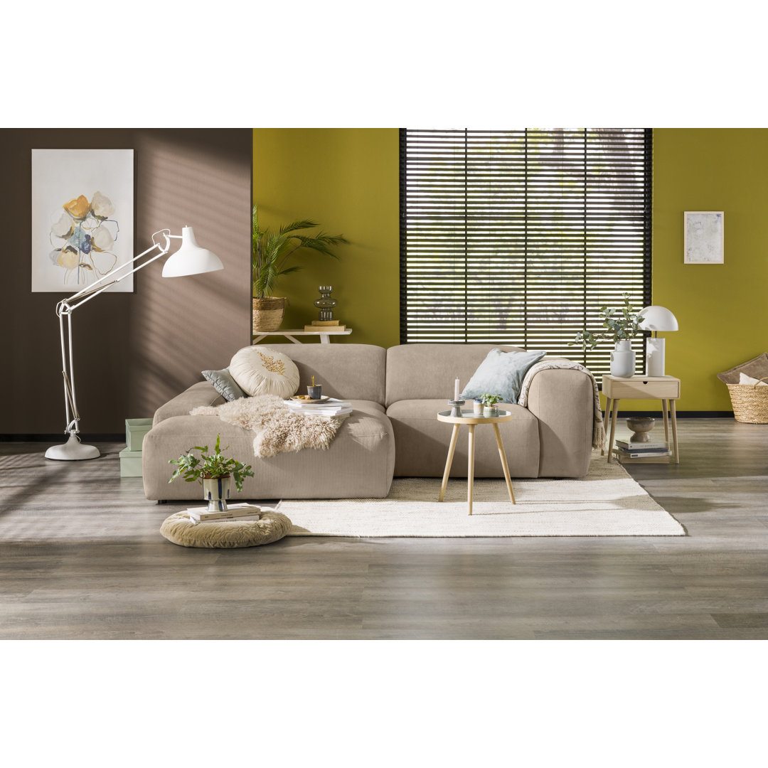 Ecksofa Chiodo - kleines Sofa Element - normale Länge Chaise Longue