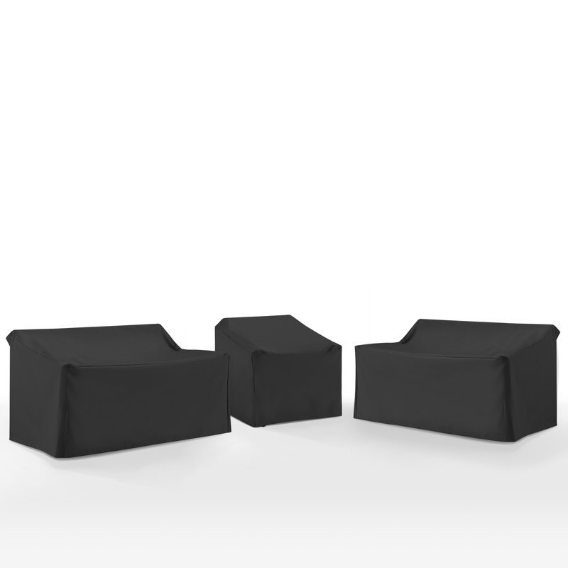 Furniture Covers Outdoor Conversation Set Cover, Black