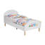 Kids White Toddler Bed – Transport