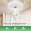 13 petits ventilateurs de plafond encastrés modernes avec lumières et télécommande-1071145023