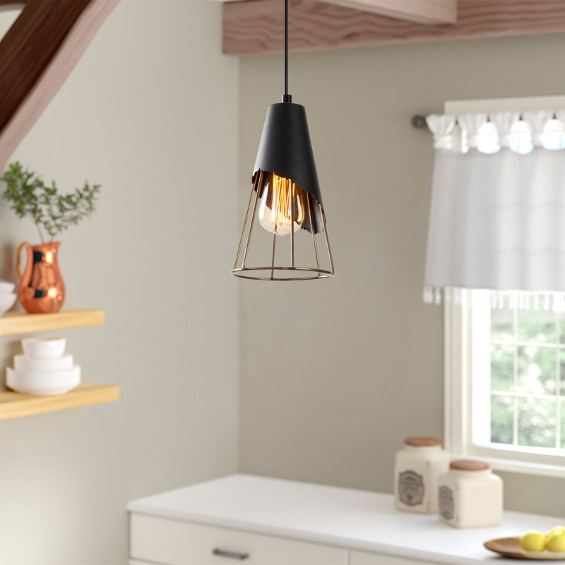 Luminaire suspendu conique à 1 lumière Express
