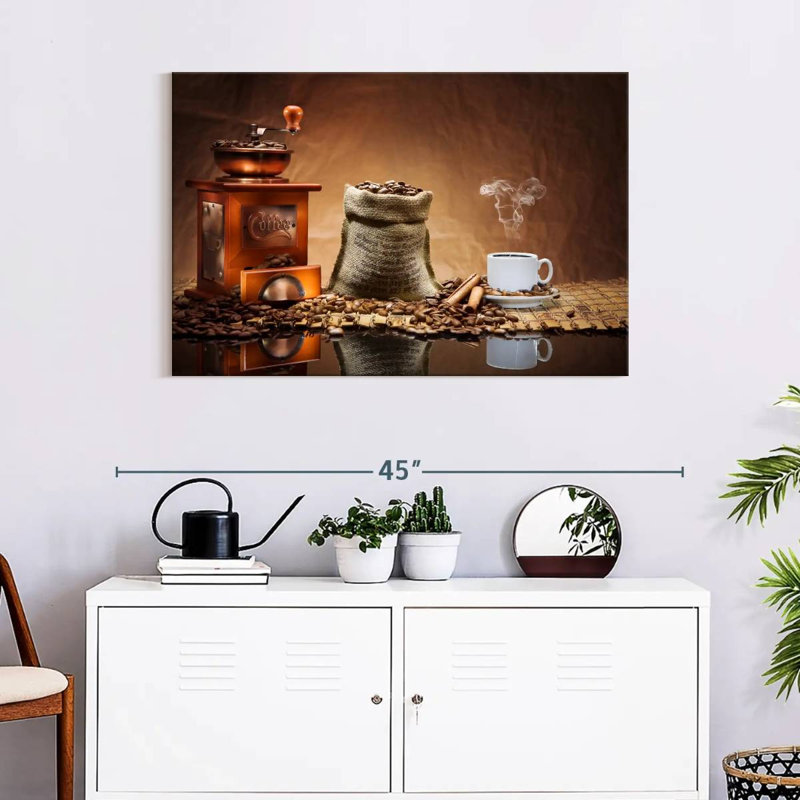 Yarlin Vintage Coffee, 24" H x 36" W