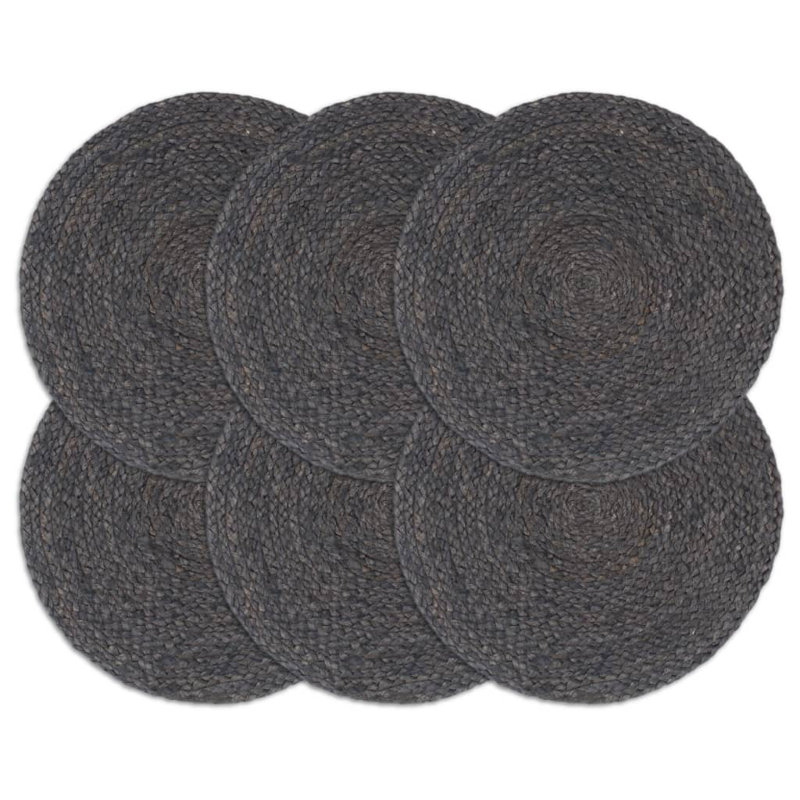 Ferri Jute Solid Colour Round Placemat