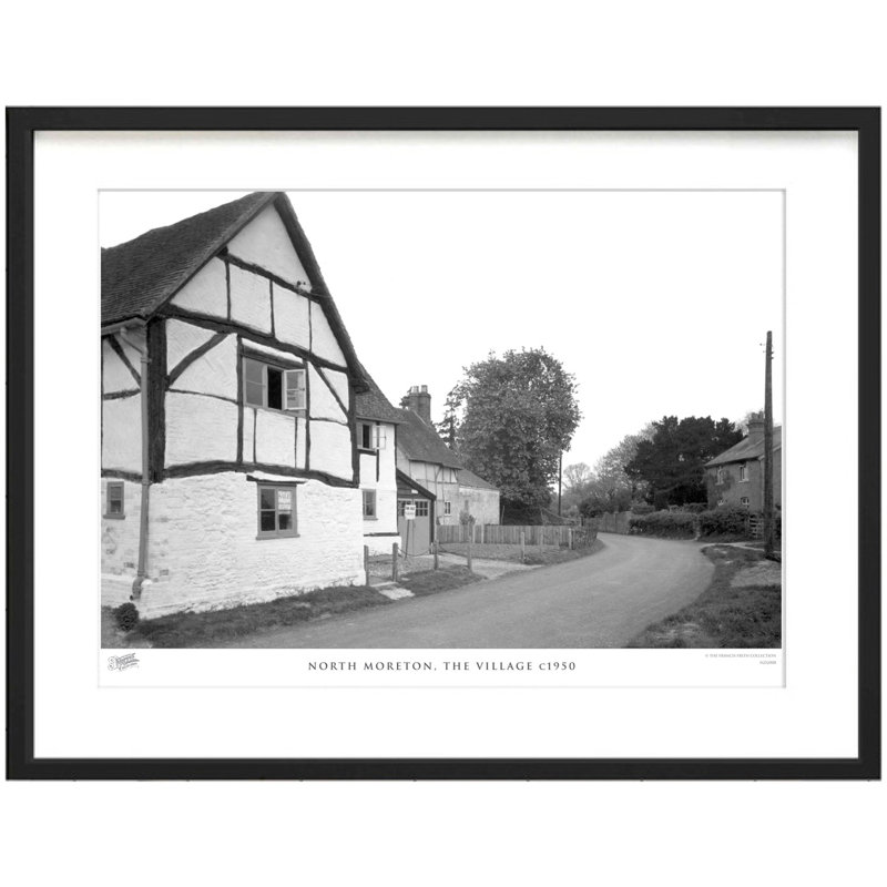 North Moreton, The Village C1950 by Francis Frith - Single Picture Frame Print, 60cm H x 80cm W x 2.3cm D