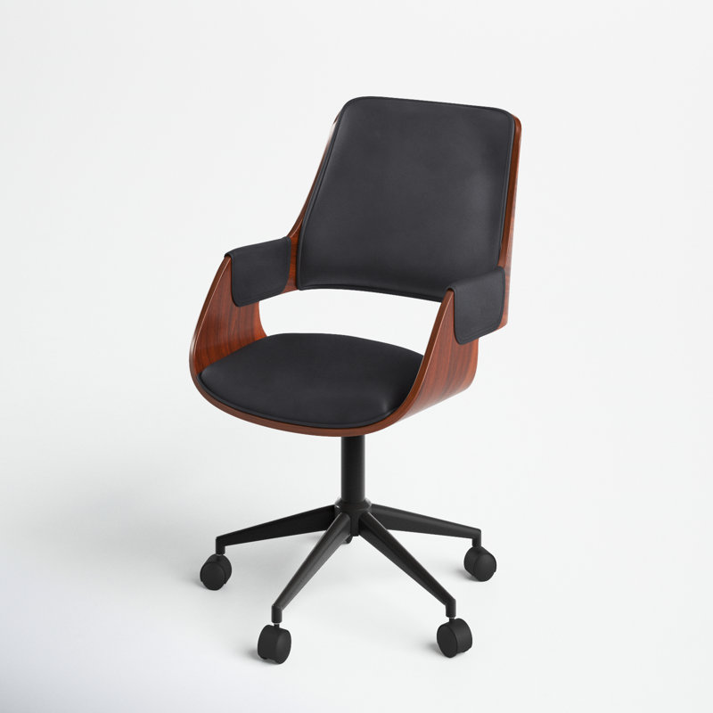 Chaise de bureau Lithonia, Noir, noir, noir, noir