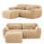 Tissu kaki clair sélectionné